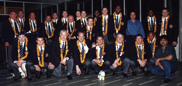 The Team Arrive At The Airport
