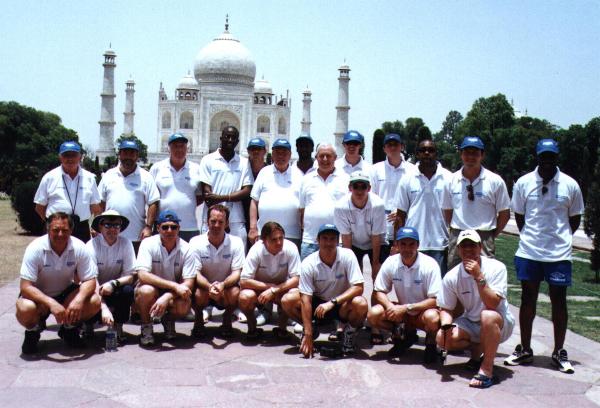 You don't get backdrops like this on away trips to Hayes!