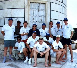 The Wanderers chill out in the shade!