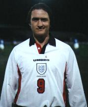 Wazza's England debut at Hayes F.C. against Italy in 1999.