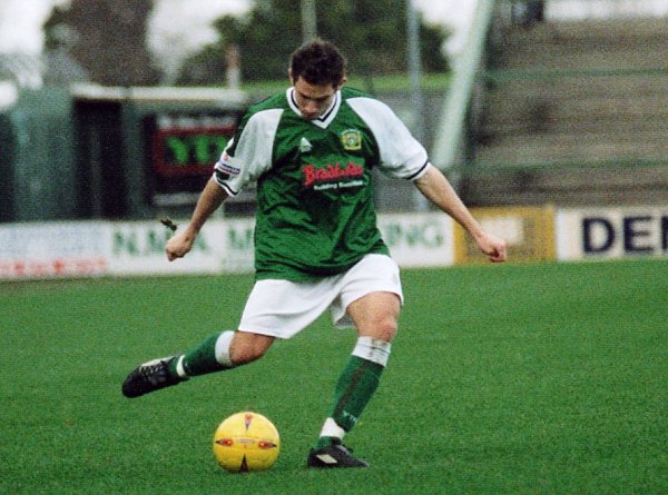 Nick Crittenden puts in a first half cross