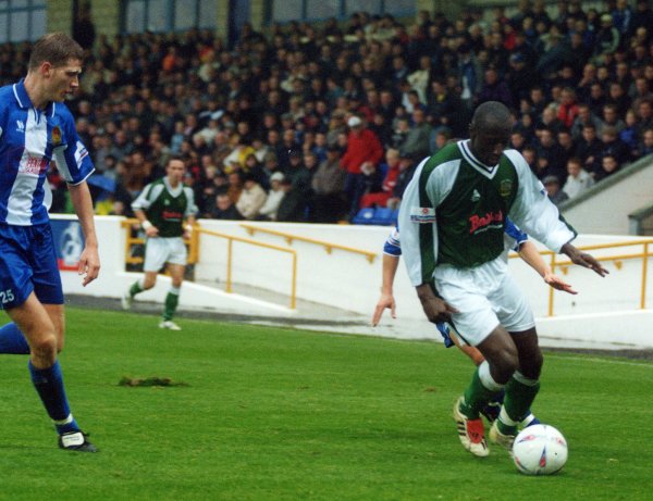 Abdoulai Demba on the left wing
