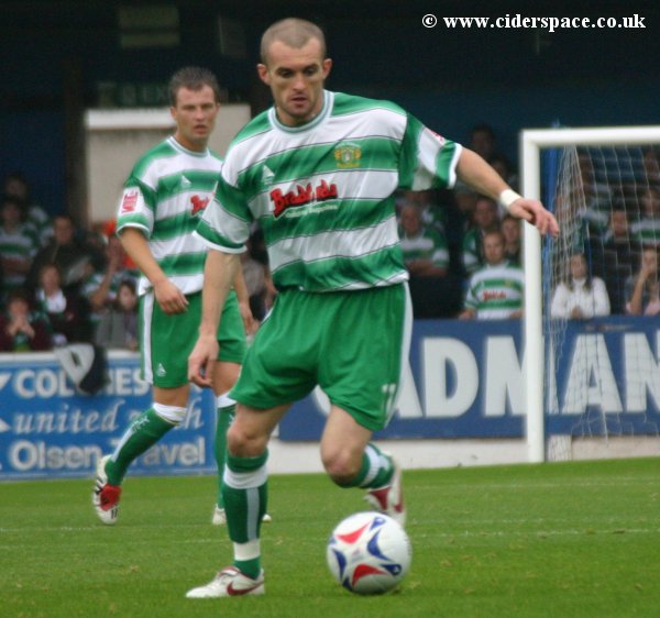 Nathan Jones continues his run through midfield