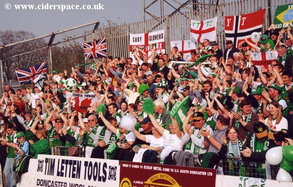 All these celebrations took place with barely another person in the ground!