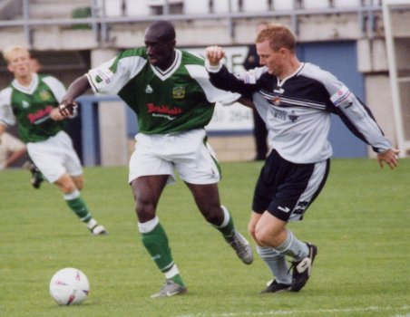 Abdoulai Demba in action