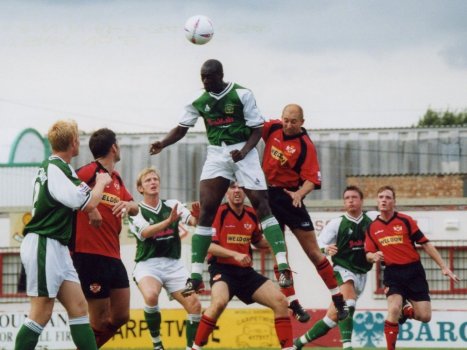 Abdoulai Demba leaps head and shoulders above the rest of the pack