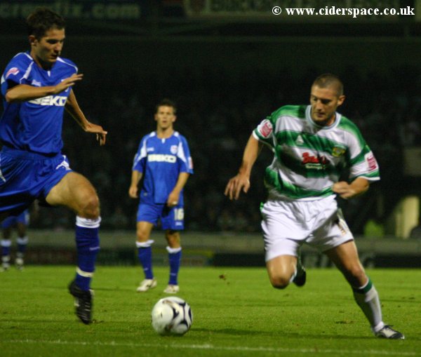 Phil Jevons powers his way into the Millwall half