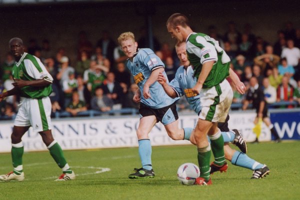 Gavin Williams in a second half attack