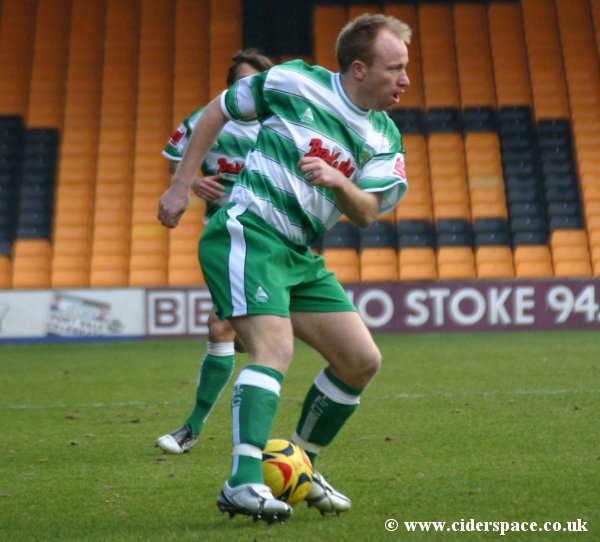Paul Terry grabs possession on the right flank