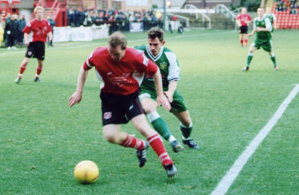 Nick Crittenden attempts to regain possession