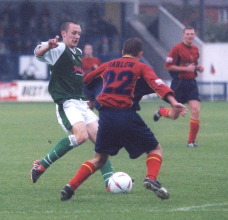 Gavin Williams outwits former Glover loan midfielder Martin Barlow
