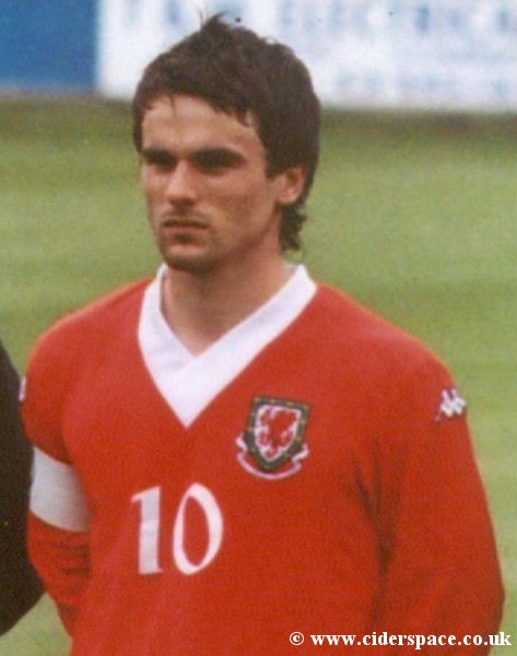 Arron Davies in his country's colours