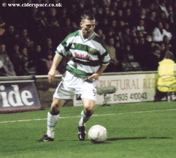 Plenty of space for Kevin Gall on the right wing