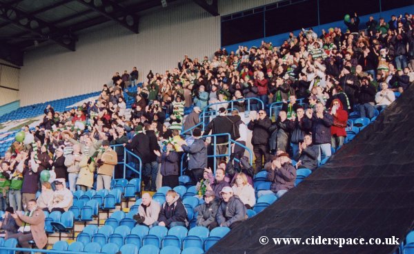 The Glovers fans who made it all the way to Carlisle