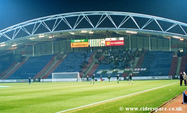 Huddersfield's South Stand, which houses away supporters