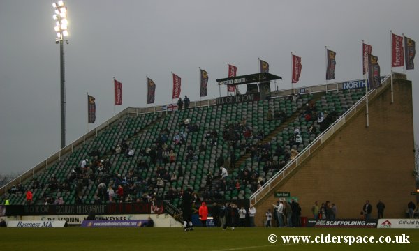 The North Stand at the National Hockey Stadium - as viewed from the Cowshed End