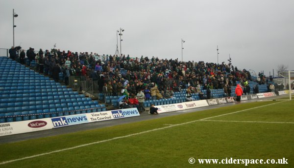 A full glimpse of the West Stand as seen from the South (main) Stand