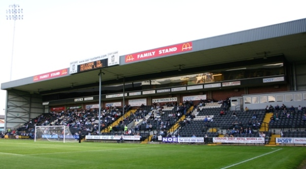 The Family Stand - unusually for most grounds this one is behind the goal