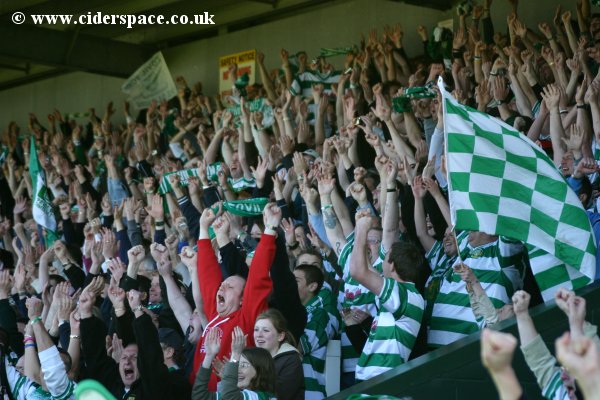 More of the Westland Stand on the final whistle