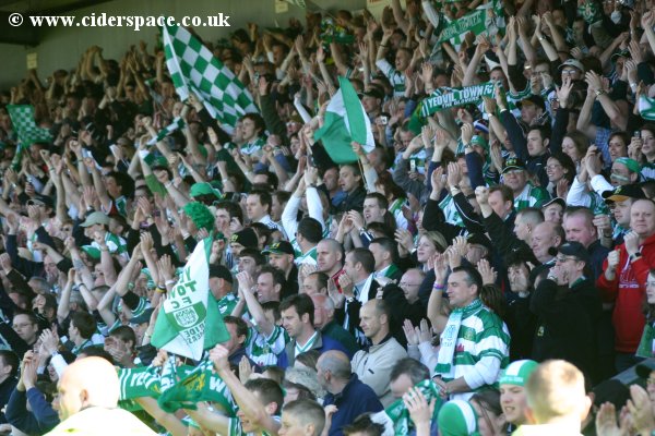 Joyful sights in the Westland Stand