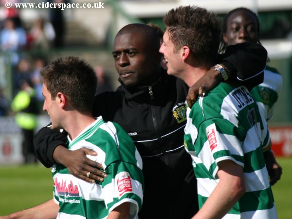 Lee Johnson, Marvin Brown, Phil Jevons and Kevin Amankwaah