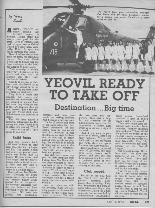Goal Magazine - The original article, of which the text is reproduced above