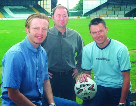 Andy Turner (right) is Gary Johnson's first signing