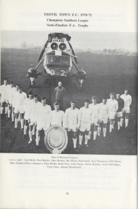 1971, the 75 Years history, page 42 showing the Championship winning team - CLICK TO ENLARGE
