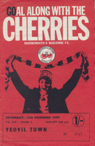 1970-71, Bournemouth & Boscombe, F.A. Cup Round 2 - CLICK TO ENLARGE