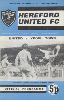 1971-72, Hereford United, Southern League Premier Division - CLICK TO ENLARGE