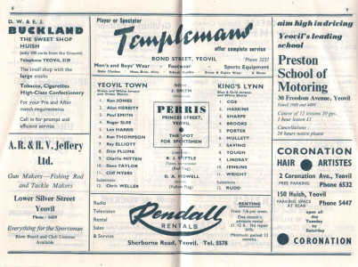 1968-69 v King's Lynn, Southern League Premier Division - CLICK TO ENLARGE