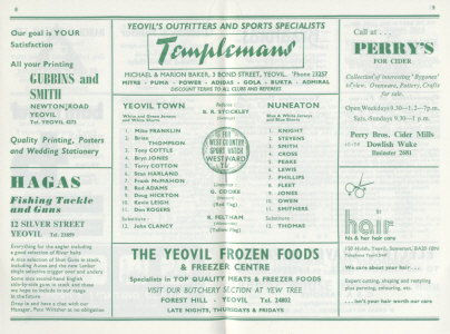 1976-77 v Nuneaton Borough, Southern League Cup Semi-Final 1st leg- CLICK TO ENLARGE