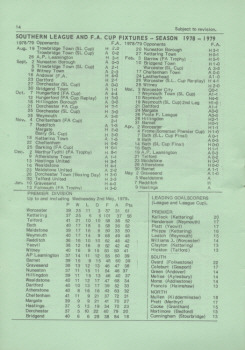1978-79 v Redditch United, Southern League Premier Division - CLICK TO ENLARGE
