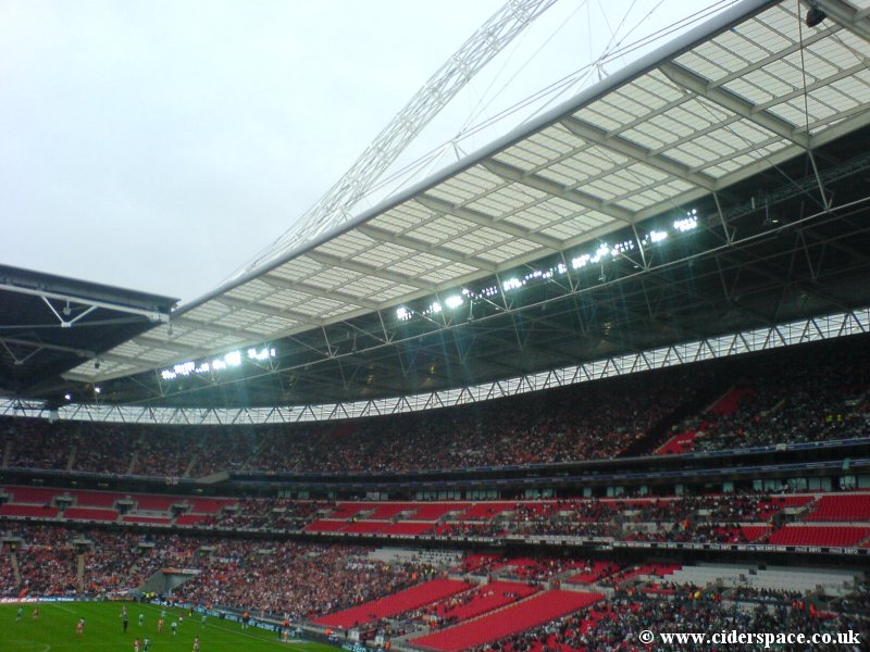 Wembley Stadium's South Stand. Photo George Murray.